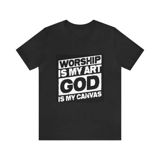 Worship is My Art Unisex Jersey T-shirt